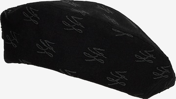 juoda Karl Lagerfeld Megzta kepurė 'K/Autograph': priekis