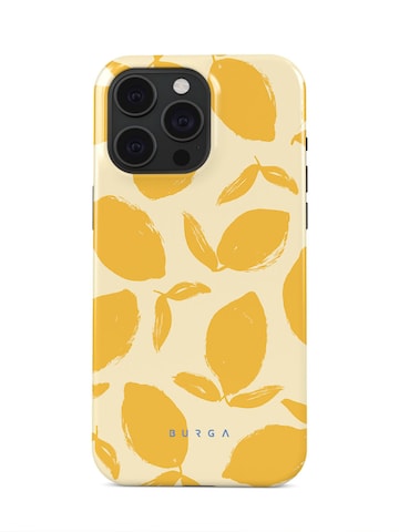 BURGA Smartphonehülle 'Tough MagSafe Case Lemon Tart iPhone 15 Pro'‌‌ in Gelb: Vorderseite