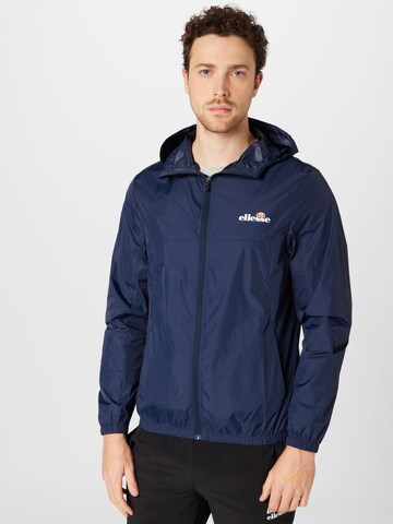 ELLESSE Athletic Jacket in Blue: front