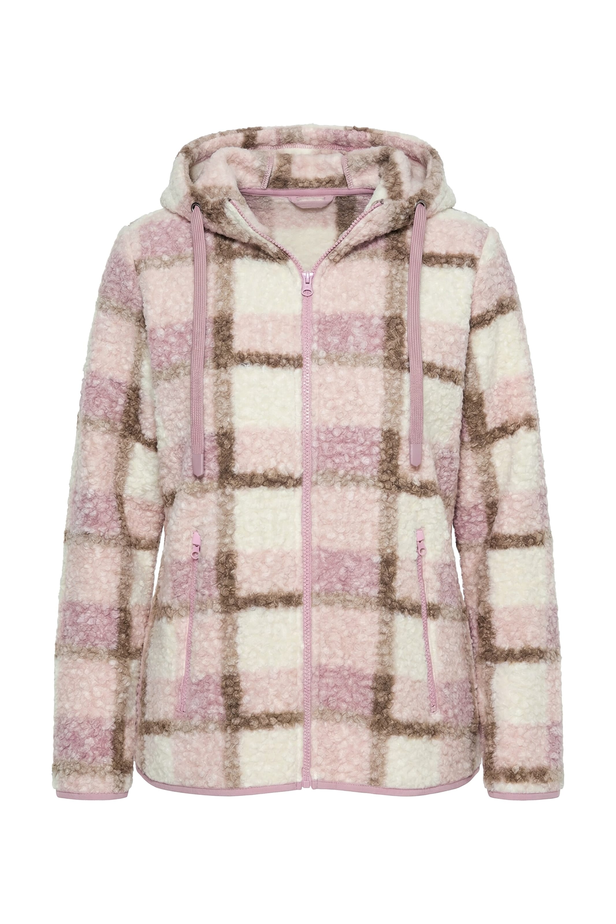 Ulla Popken Between-season jacket in Beige: front