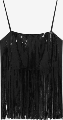 Pull&Bear Top in Schwarz: predná strana