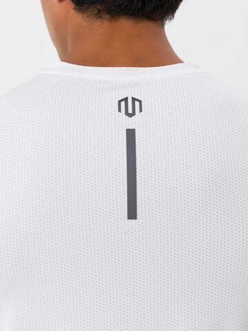 MOROTAI Performance Shirt 'ENGINEERING' in White