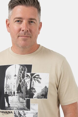 Men Plus Shirt in Beige