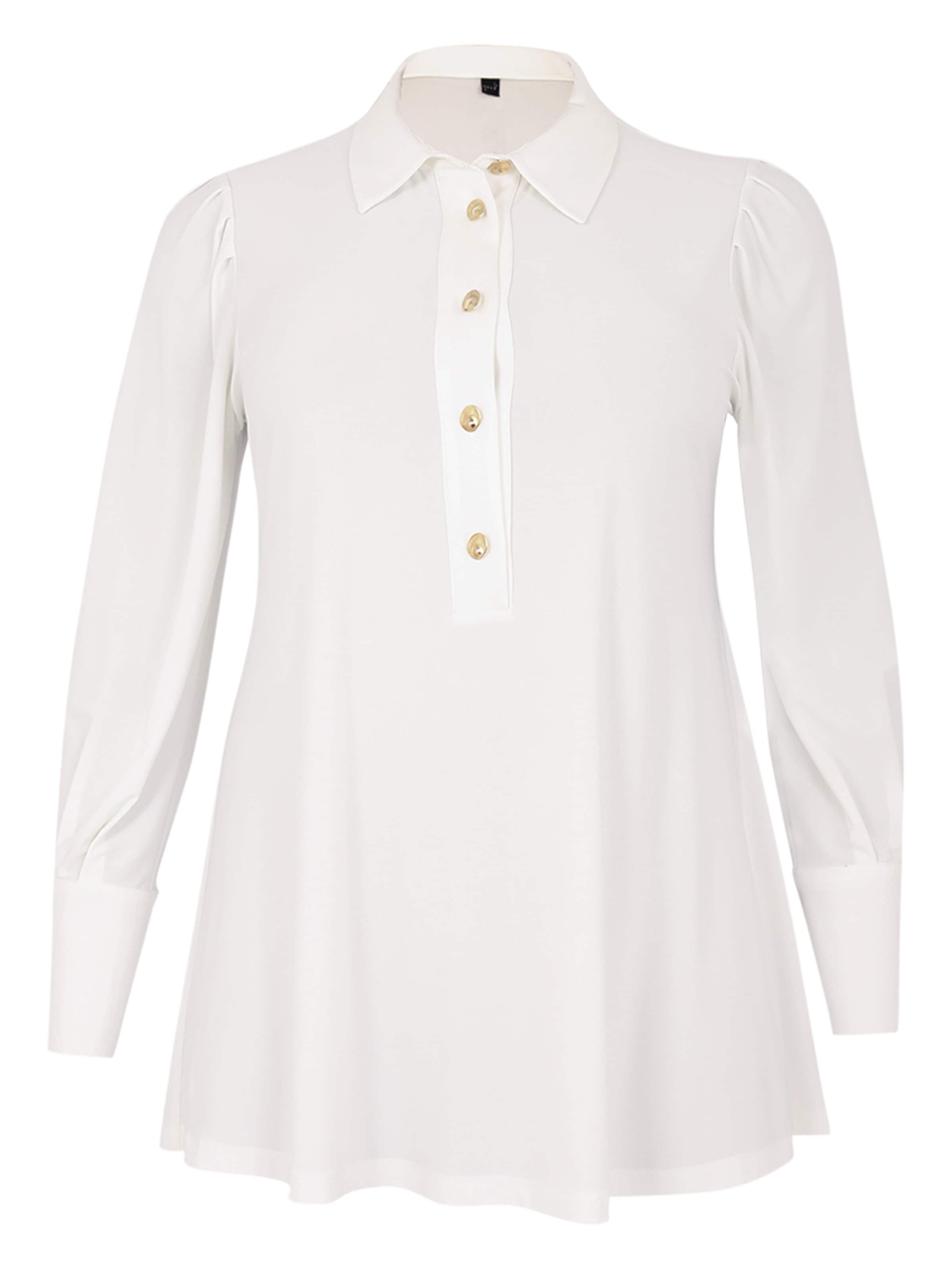 YOEK Bluse in Weiß: Vorderseite