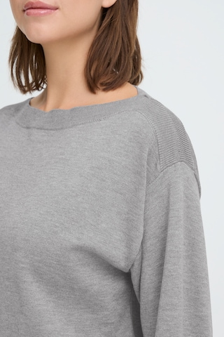 ICHI Svetr 'IHLULS' – šedá