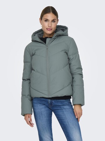 JDY Winterjas 'JDYArnhem' in Groen: voorkant