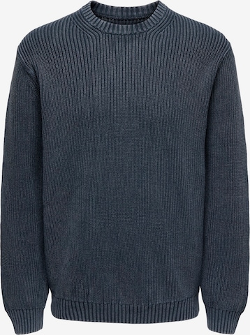 Pullover 'ONSRosu' di Only & Sons in blu: frontale
