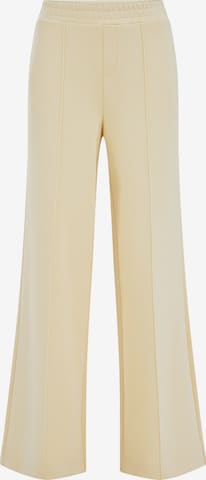 geltona WE Fashion Laisvas Kelnės: priekis