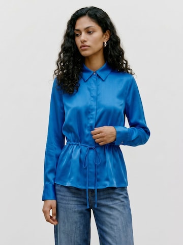 Chemisier 'RIVER' VERO MODA en bleu : devant