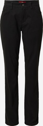 s.Oliver Regular Pants in Black: front