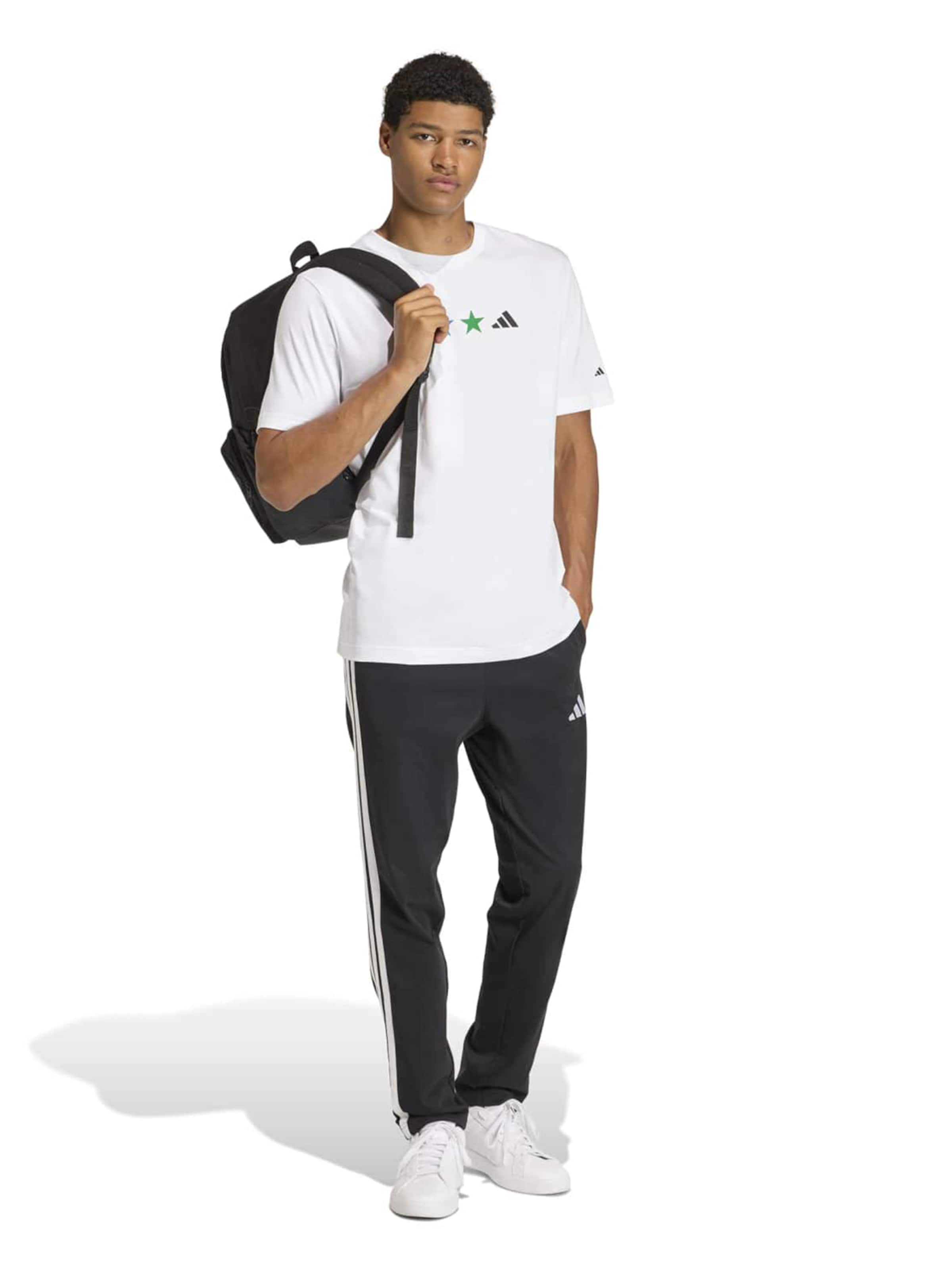 balta ADIDAS SPORTSWEAR Sportiniai marškinėliai 'FTB WC MAP'