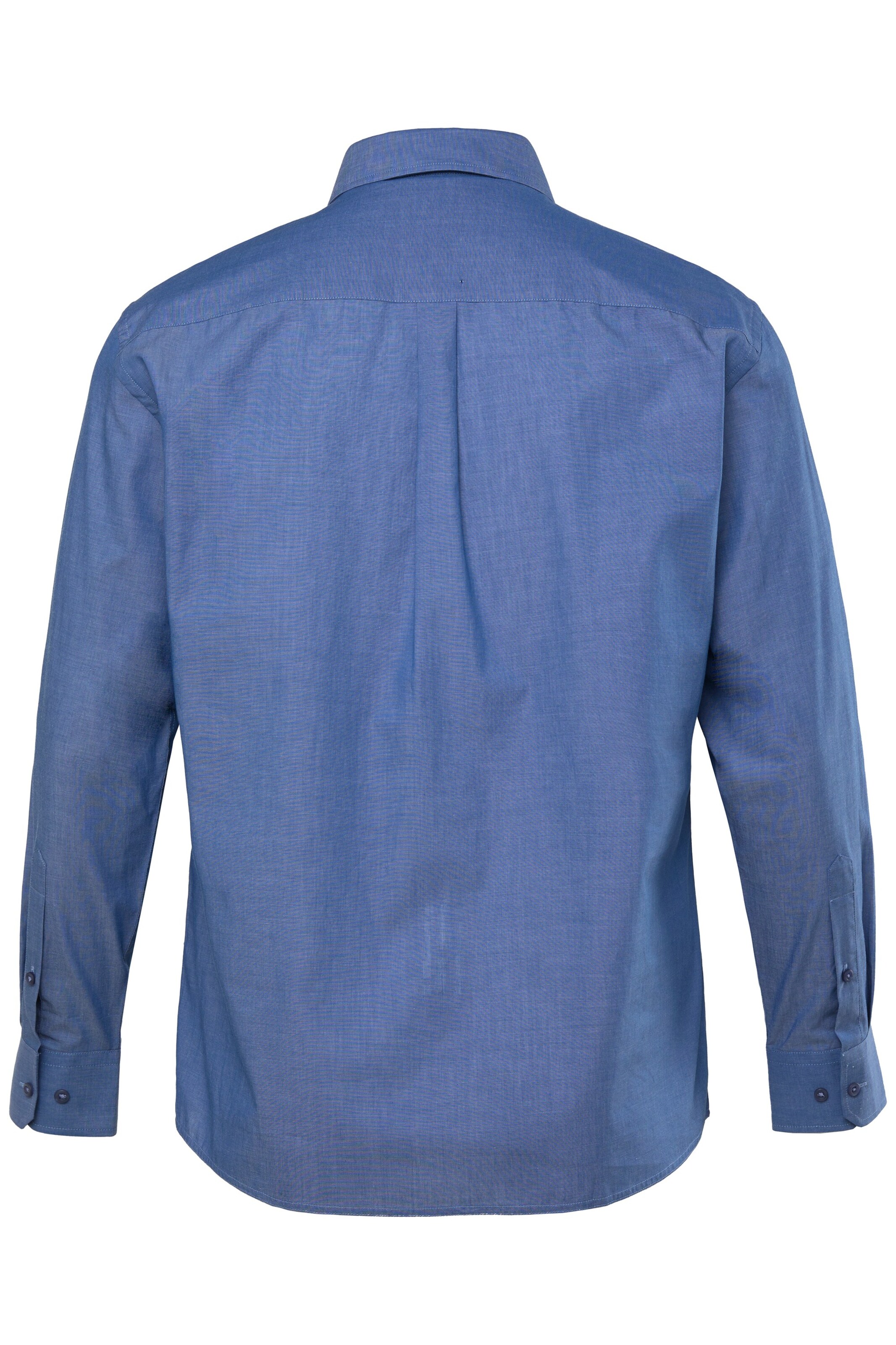 Men Plus Comfort fit Overhemd in Blauw