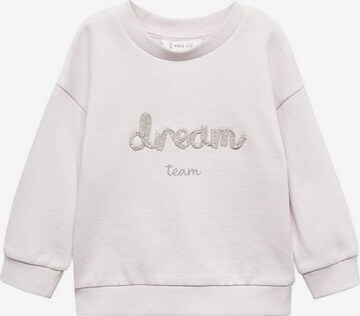 Sweat-shirt 'Dream' MANGO KIDS en violet : devant