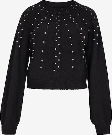 Pull-over faina en noir : devant