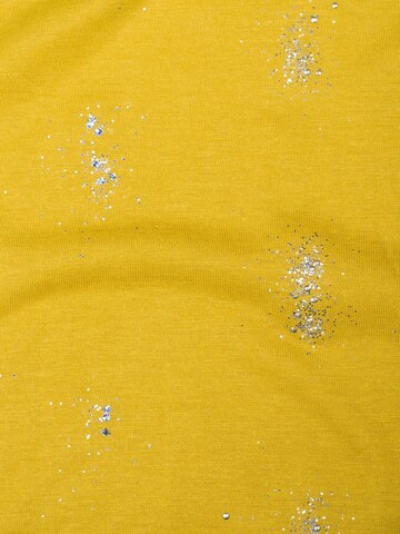 styleBREAKER Loop scarf 'Loop Schal mit Glitzer und Pailletten Punkte' in Yellow