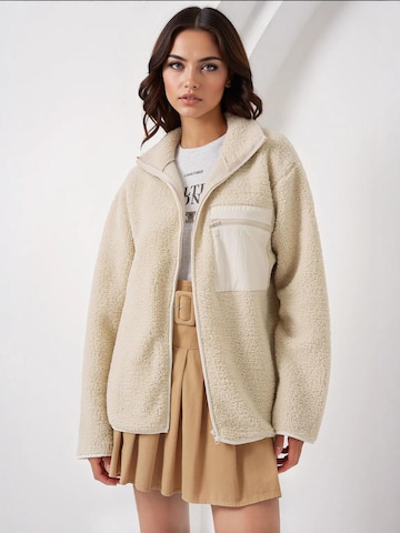 Veste mi-saison 'Kunstpelzmäntel' Bigdart en beige : devant