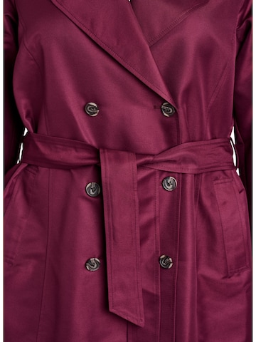 Zizzi - Abrigo de entretiempo 'CASELIN' en rojo