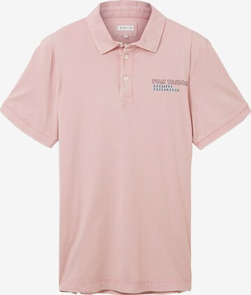 TOM TAILOR Poloshirt in Pink: predná strana