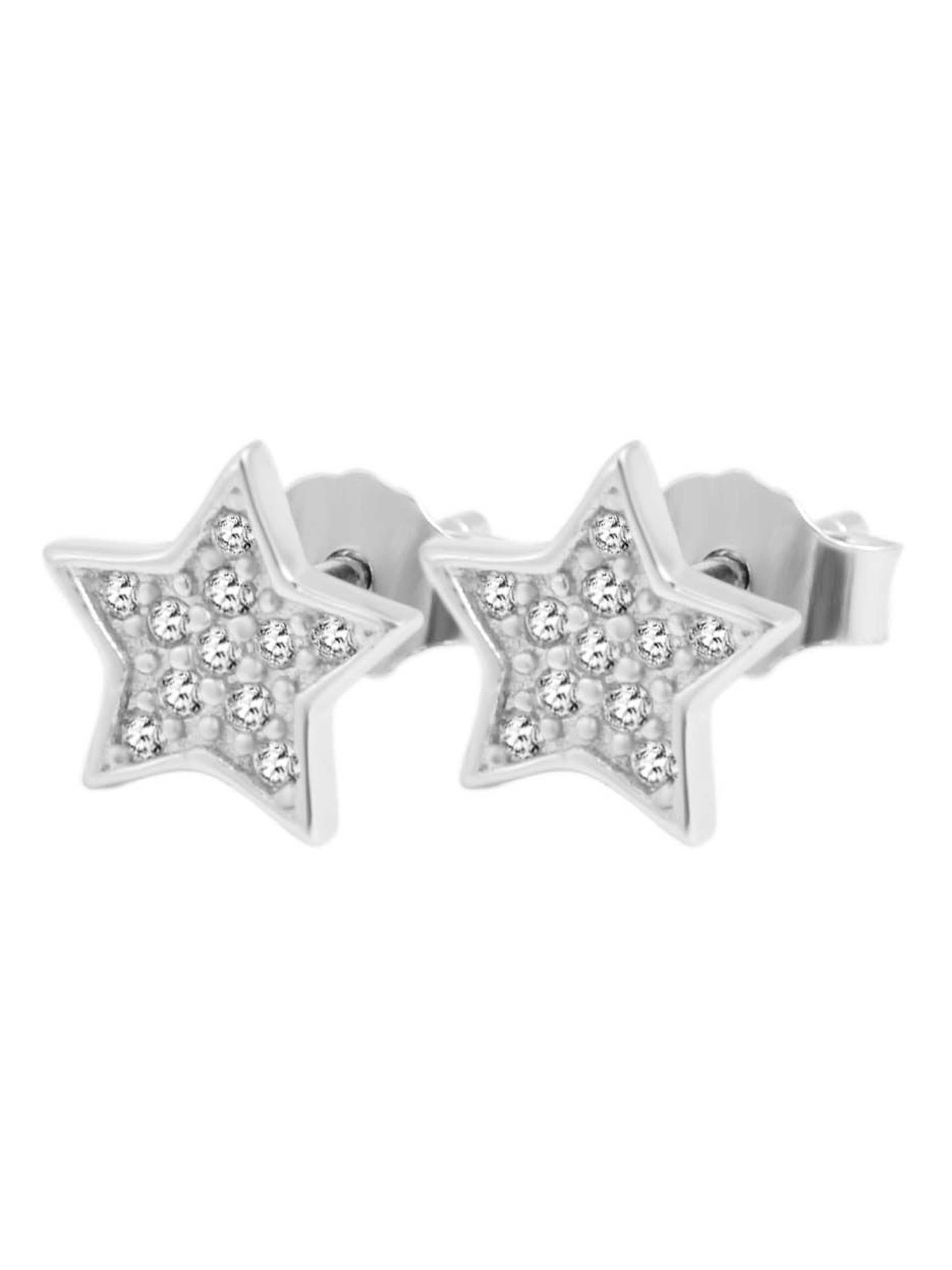 Akzent Earrings 'Stina' in Silver