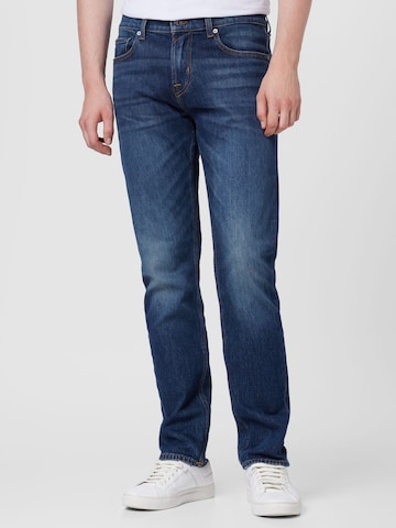Slimfit Jeans di 7 for all mankind in blu: frontale