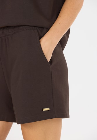 Athlecia Regular Shorts 'Crecy' in Braun