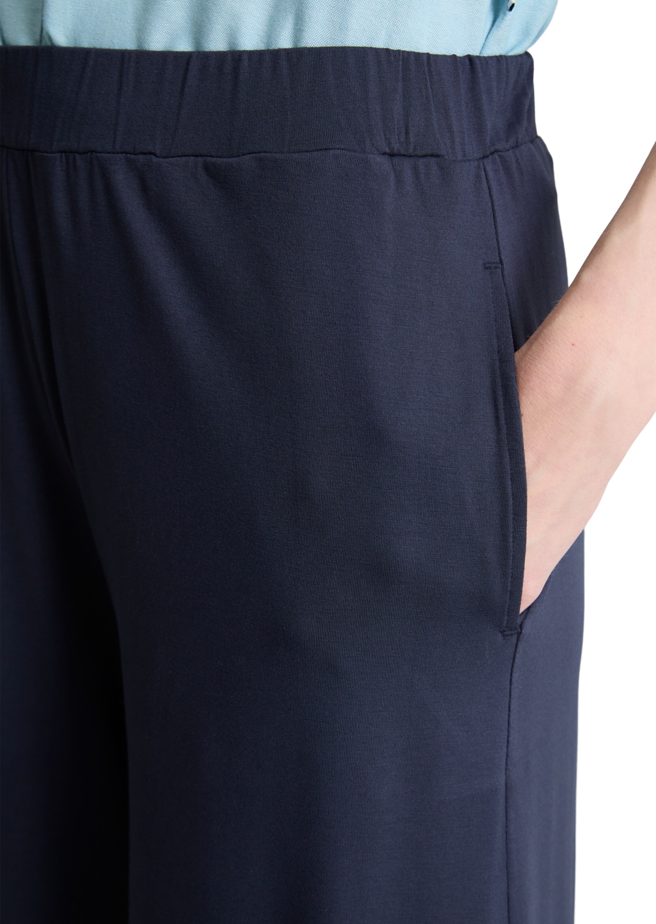Marc O'Polo DENIM Loosefit Broek in Blauw