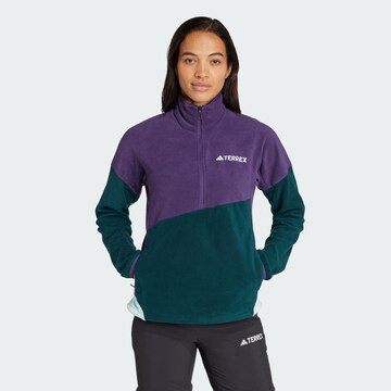 ADIDAS TERREX Sportpullover in Lila: Vorderseite