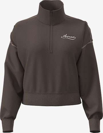 UNDER ARMOUR Athletic Sweatshirt 'Rival' in Brown: front