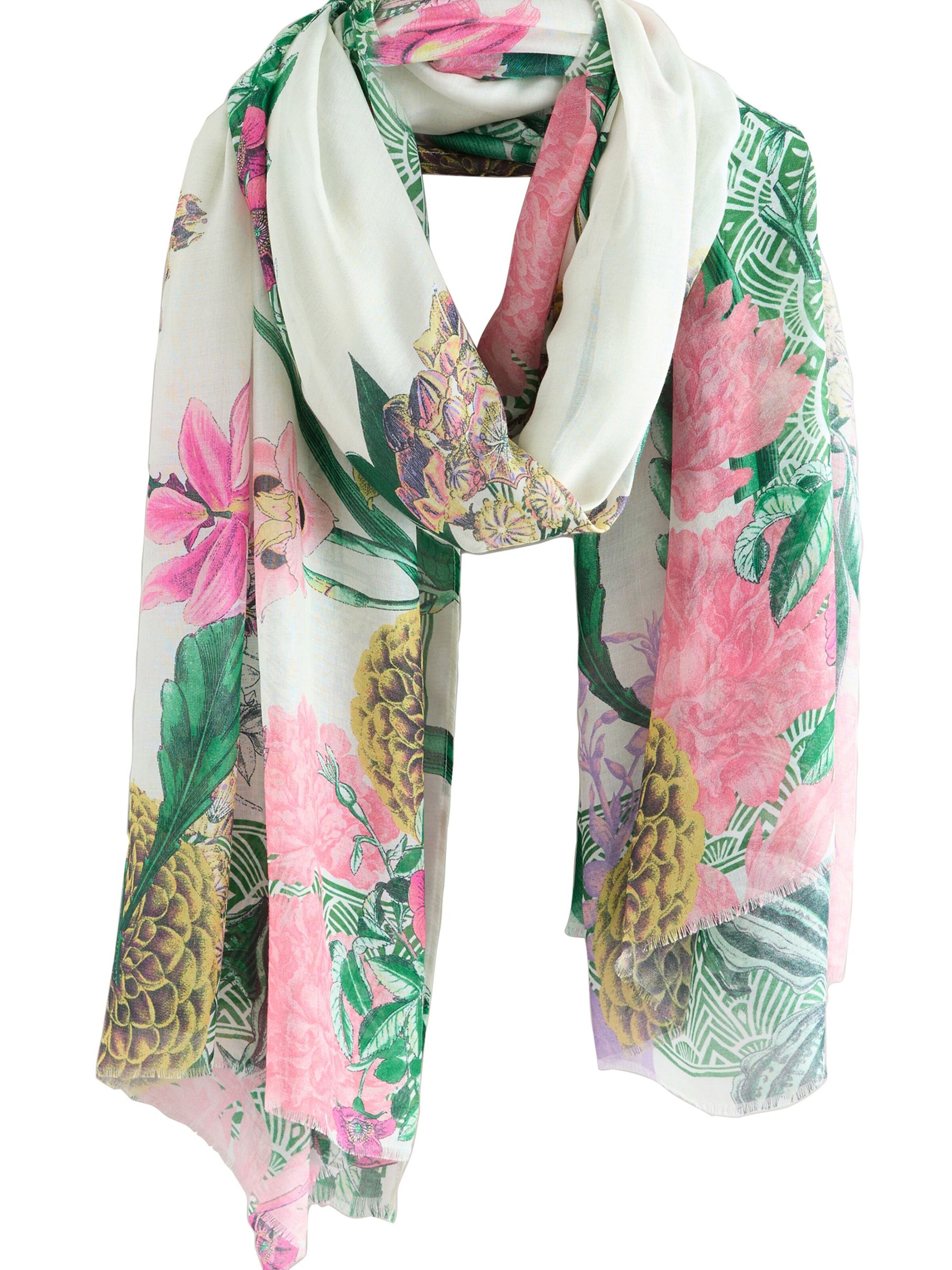 Next Schal in Mischfarben: Vorderseite