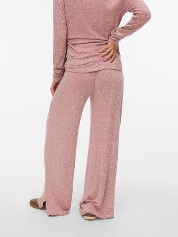 MAMALICIOUS Wide Leg Bukser i rød