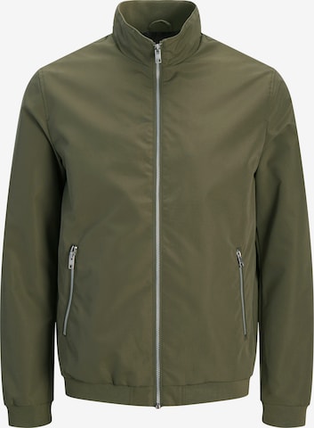 žalia Jack & Jones Plus Demisezoninė striukė 'JJERUSH HARRINGTON': priekis