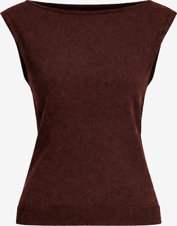 Cardigan Fiora Muse en marron : devant