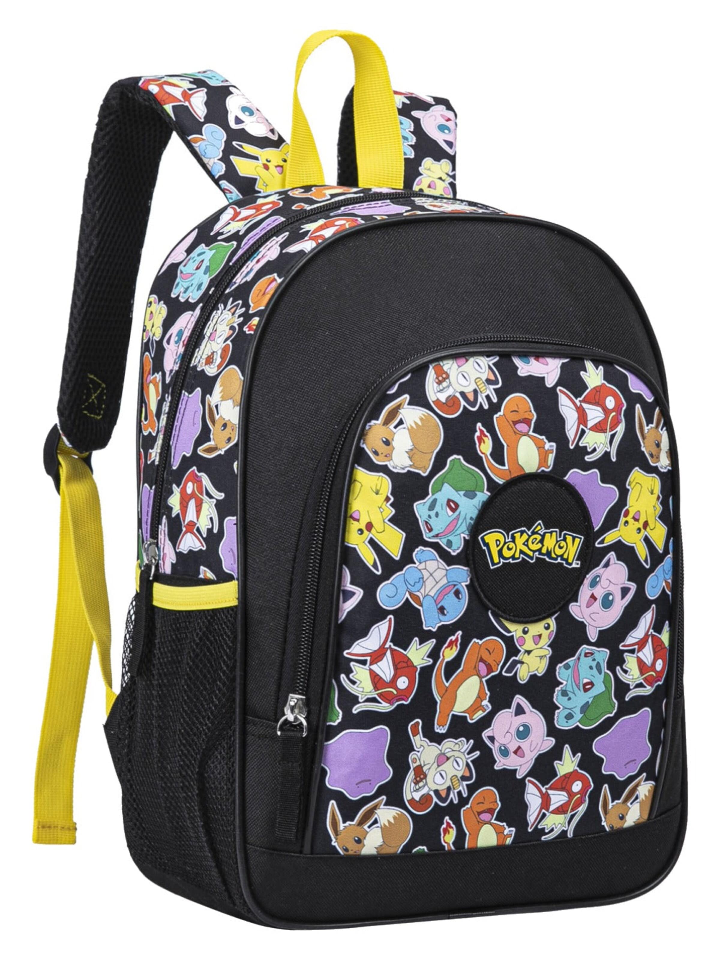 Pokémon Backpack 'Pokémon Rugzak Kind' in Black: front