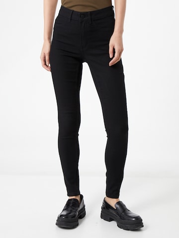 VILA Skinny Jeans 'Ana' in Zwart: voorkant