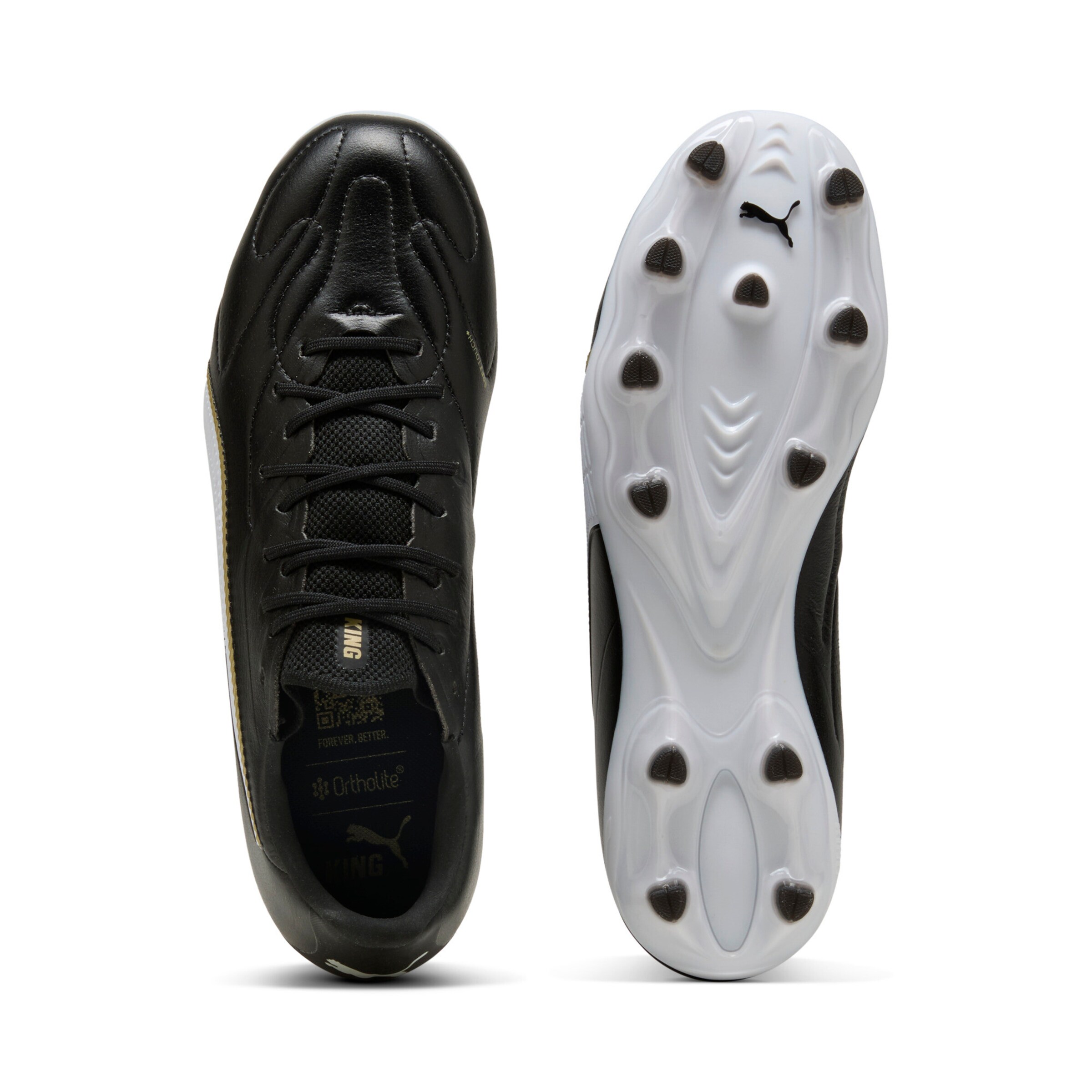 PUMA Soccer Cleats 'King 20 Match' in Black