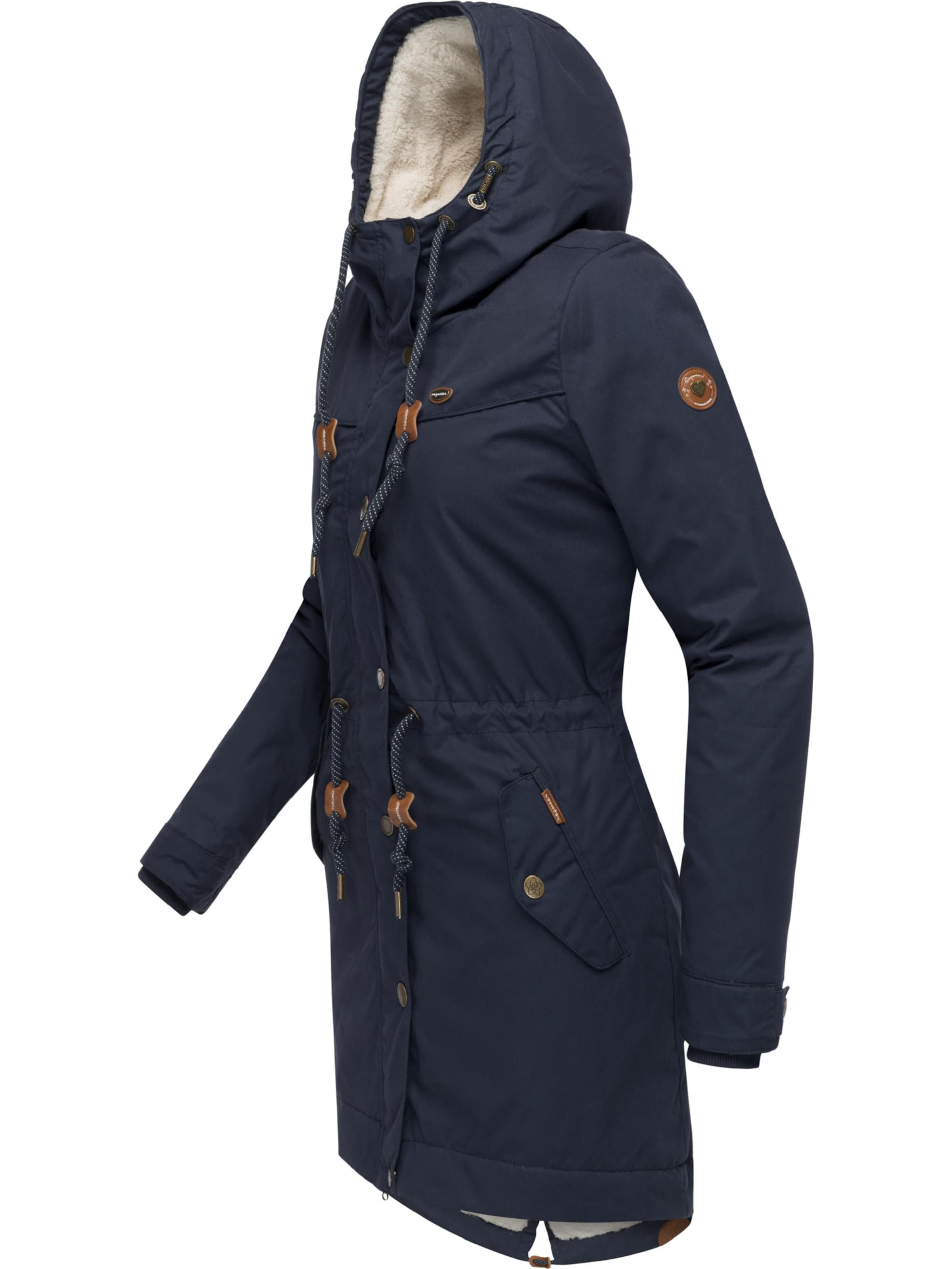 Ragwear - Parka de inverno 'Canny' em azul