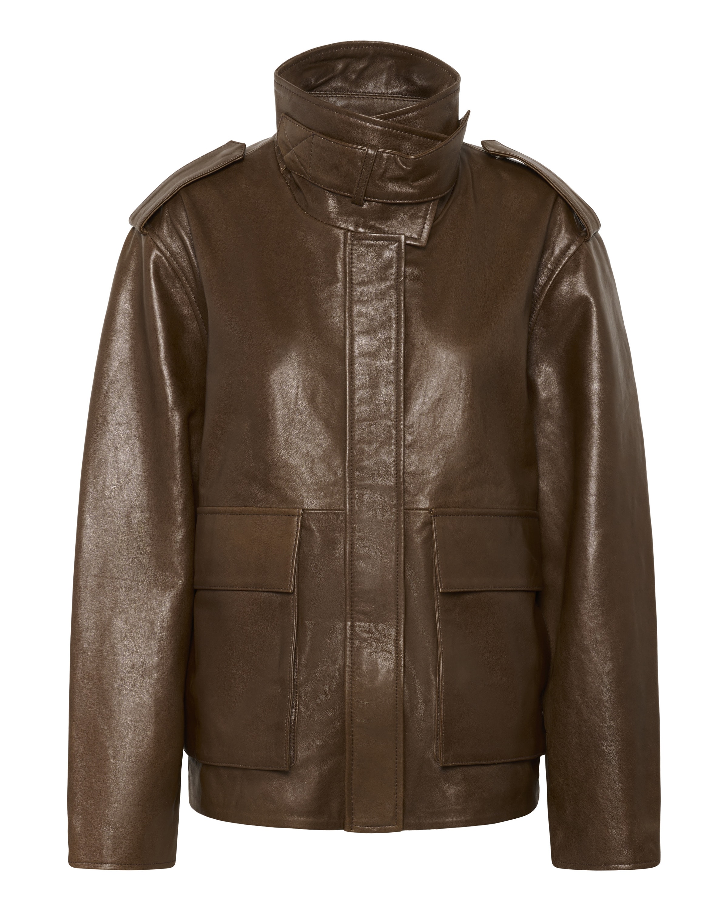 My Essential Wardrobe Tussenjas 'MWDina ' in Bruin: voorkant