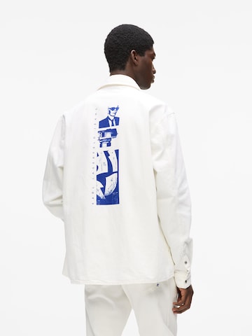 KARL LAGERFELD JEANS Comfort Fit Skjorta i vit: framsida