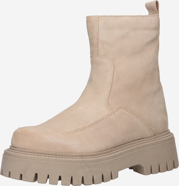 Bottines 'Milla' ABOUT YOU en beige : devant