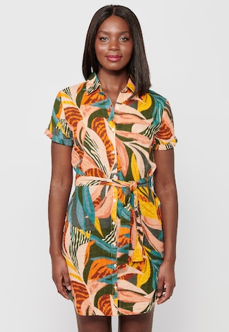KOROSHI Μπλουζοφόρεμα σε ανάμεικτα χρώματα: μπροστά