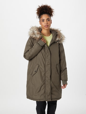 ABOUT YOU Between-seasons parka 'Bianca' in Green: front