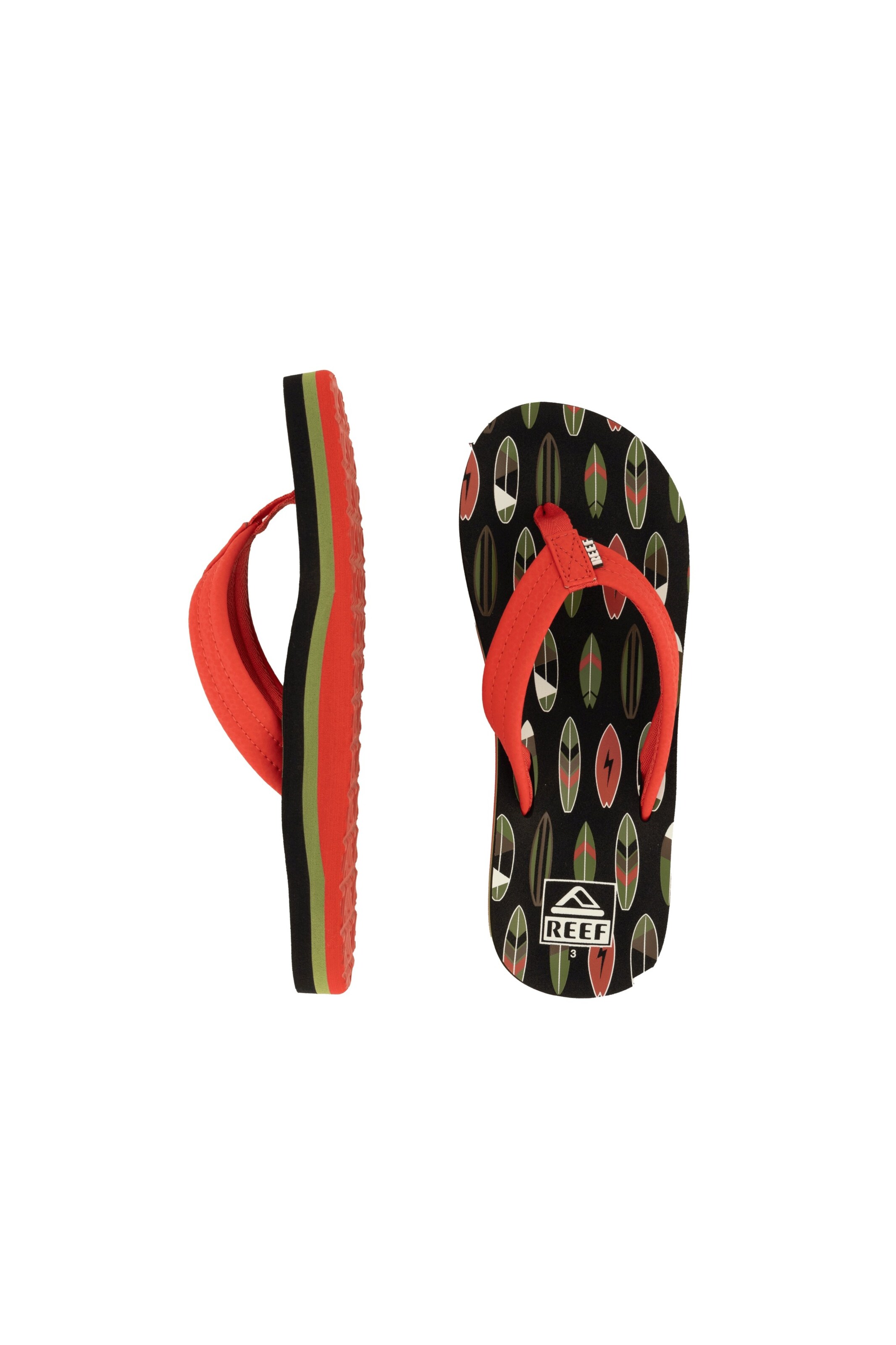 REEF Beach & swim shoe 'Kids Ahi' in Red