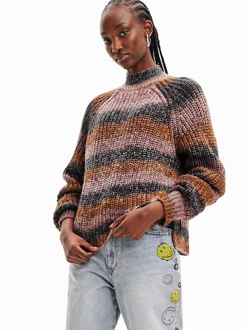 Desigual Sweater in Brown: front