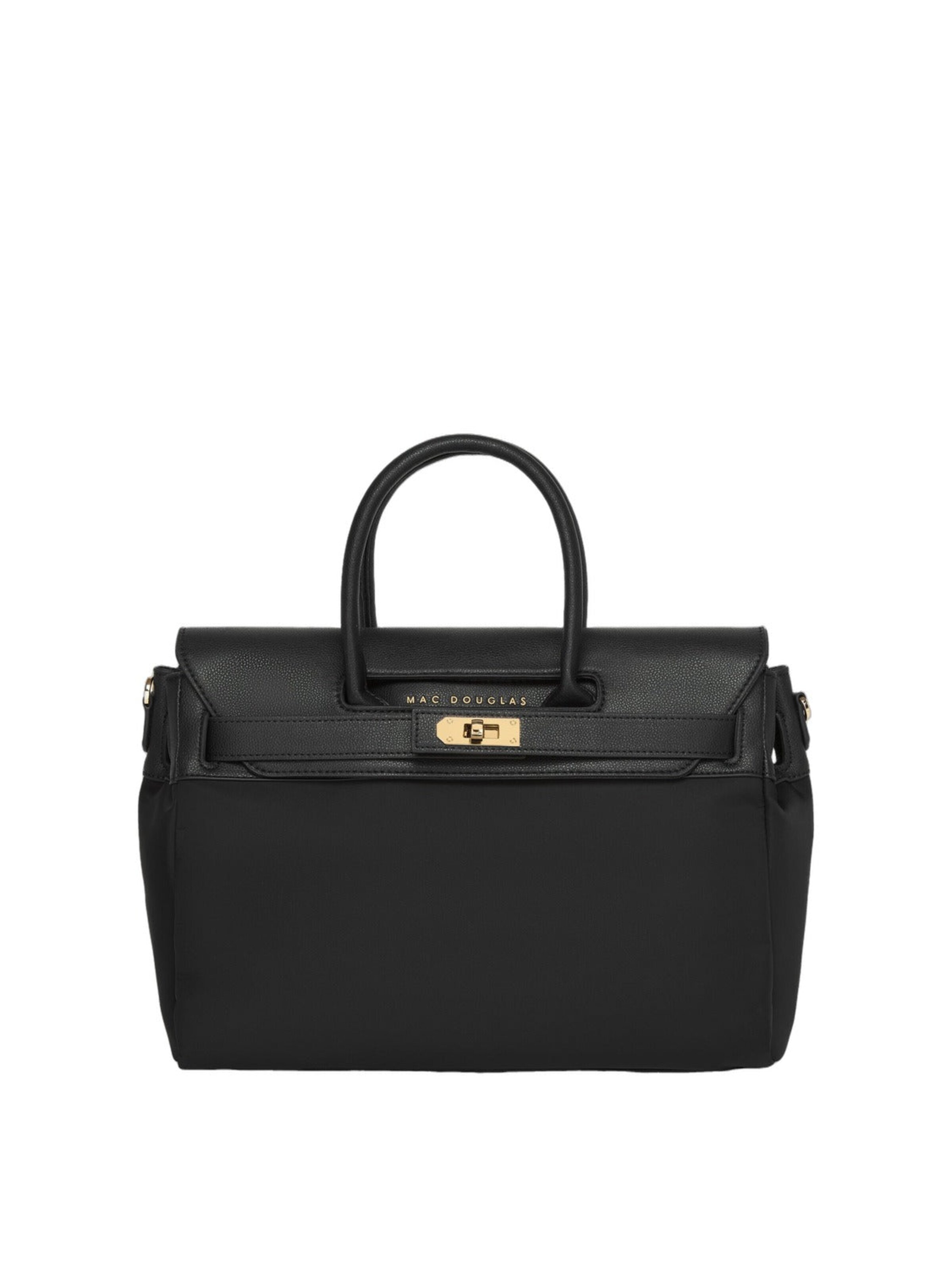 MAC DOUGLAS - Bolso de mano 'Pany' en negro: frente