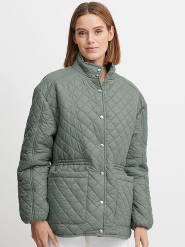 b.young Übergangsjacke 'Berta' in Grün: Vorderseite