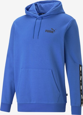 PUMA Athletic Sweatshirt in Blue: front