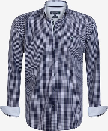 Sir Raymond Tailor Regular fit Button Up Shirt 'Toly' in Blue: front