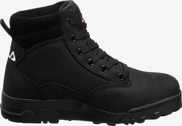 FILA Schnürstiefelette 'Grunge II' in Schwarz