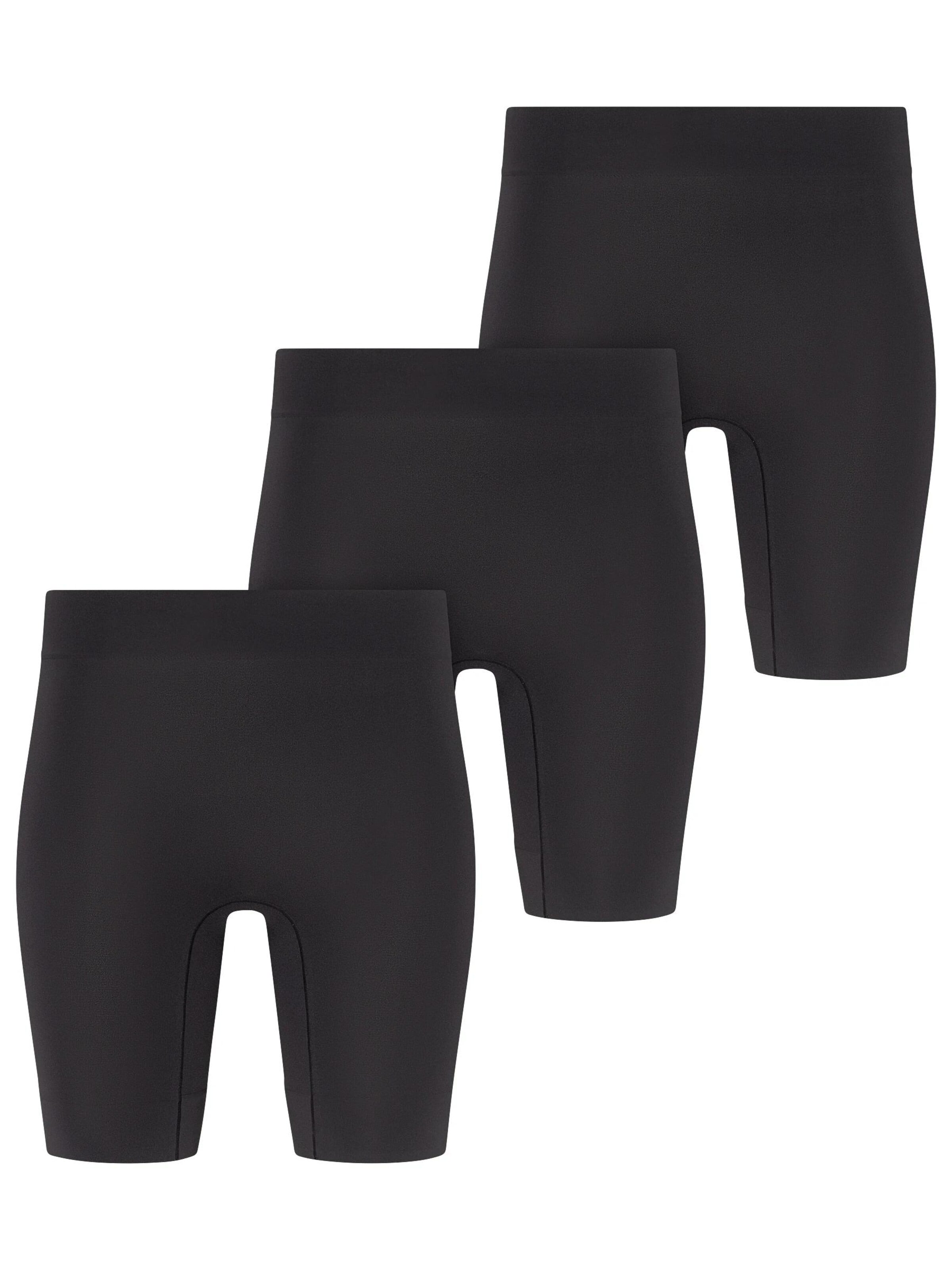 JOCKEY Shaping Pants 'Skimmies® Seamfree™ Ultralight Smoothing Cooling Slipshort 3 Pack' in XXL in Black, Item view
