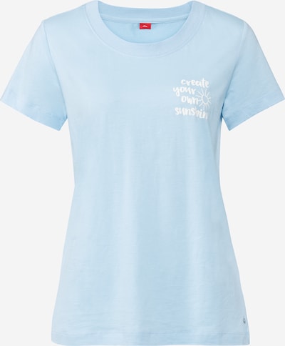s.Oliver T-Shirt in hellblau / weiß, Produktansicht